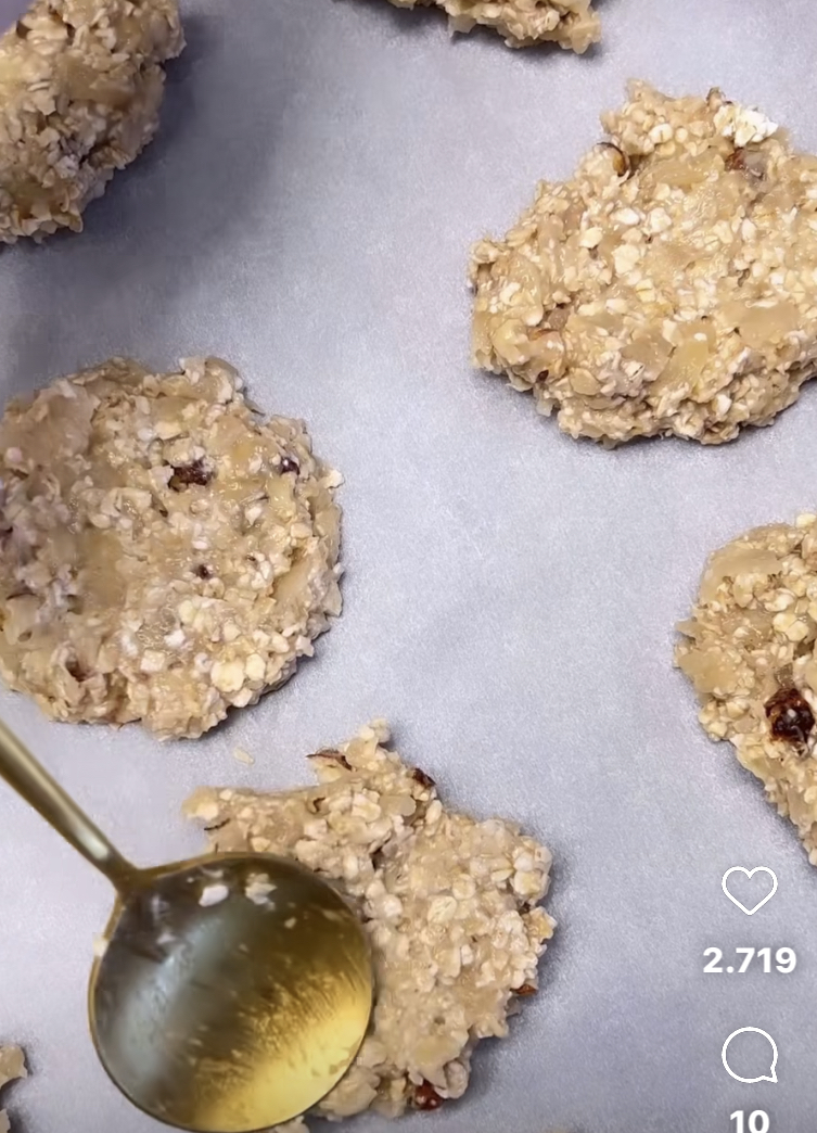 Instagram printscreen zdravi kolači