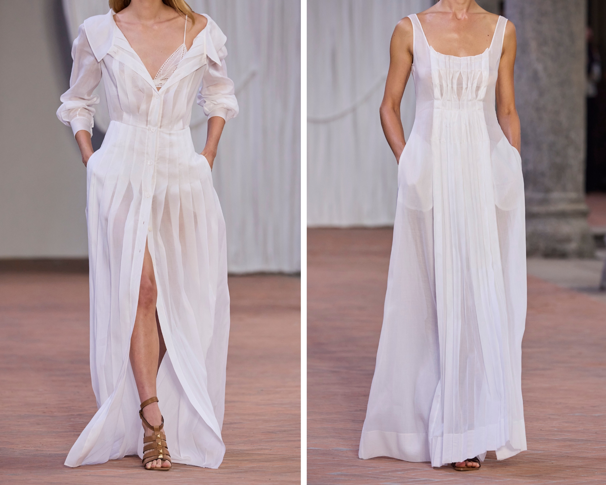 Popularne ZARA bele haljine
