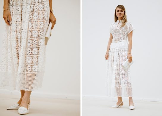 Kako stilizovati bele suknje