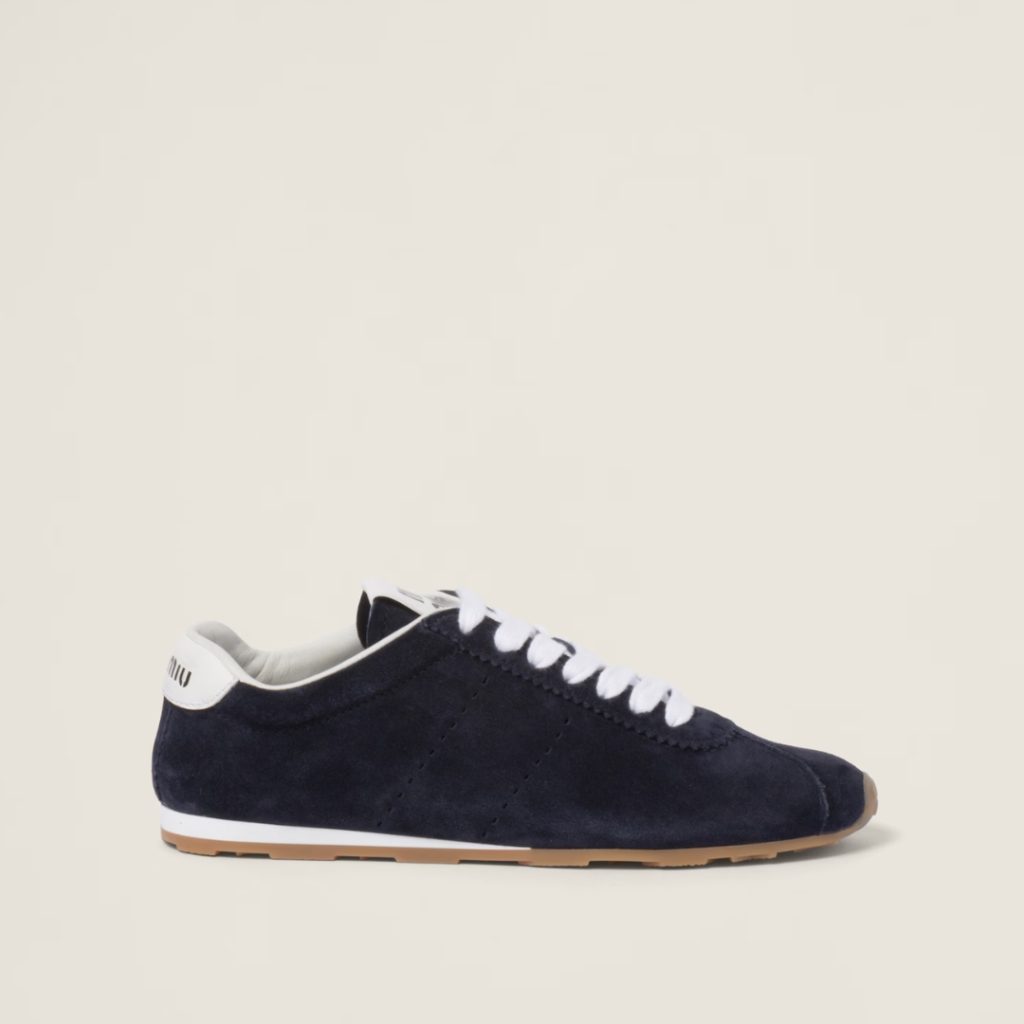Miu Miu Plume suede sneakers