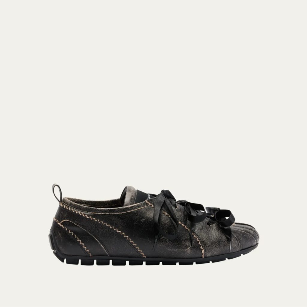 Simone Rocha
Leather Ballerina Sneakers
