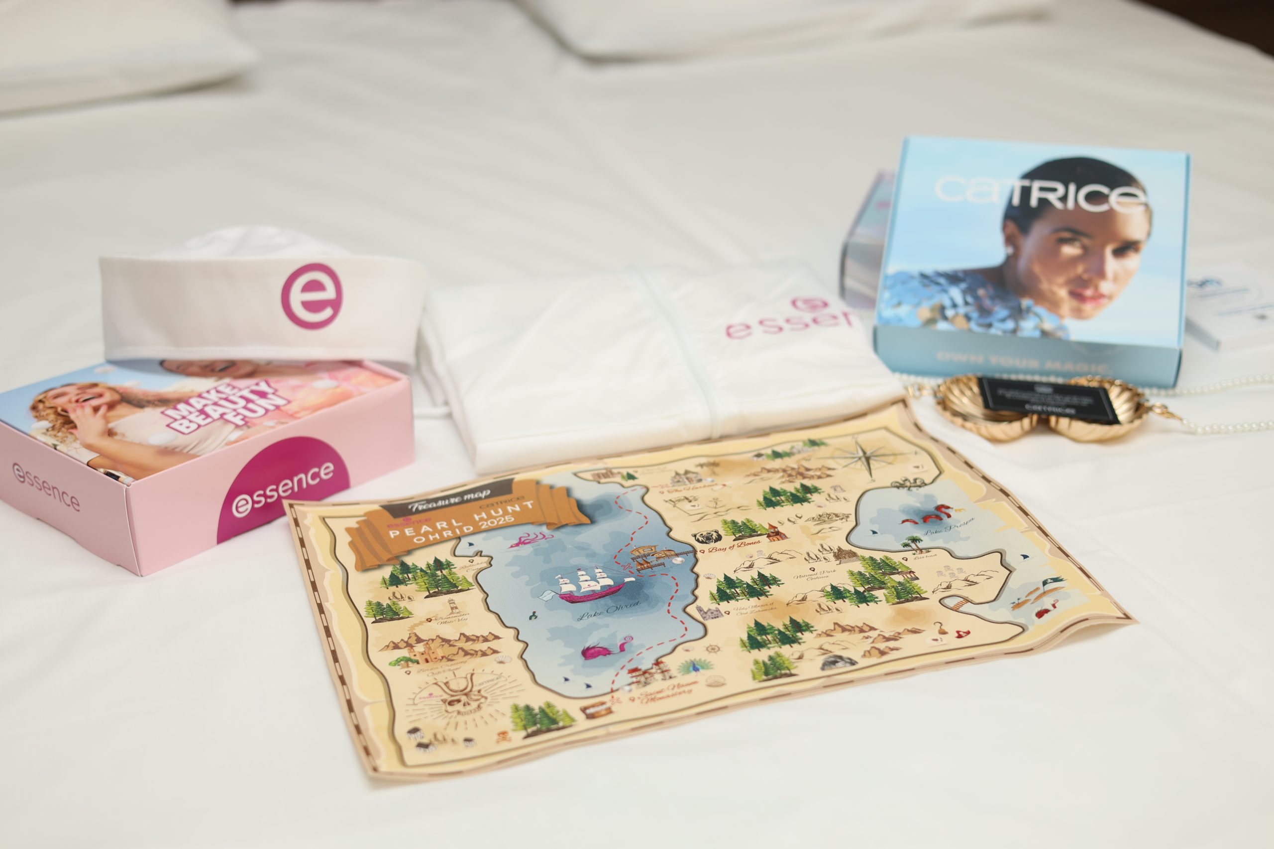 essence i Catrice lov na bisere na Ohridu