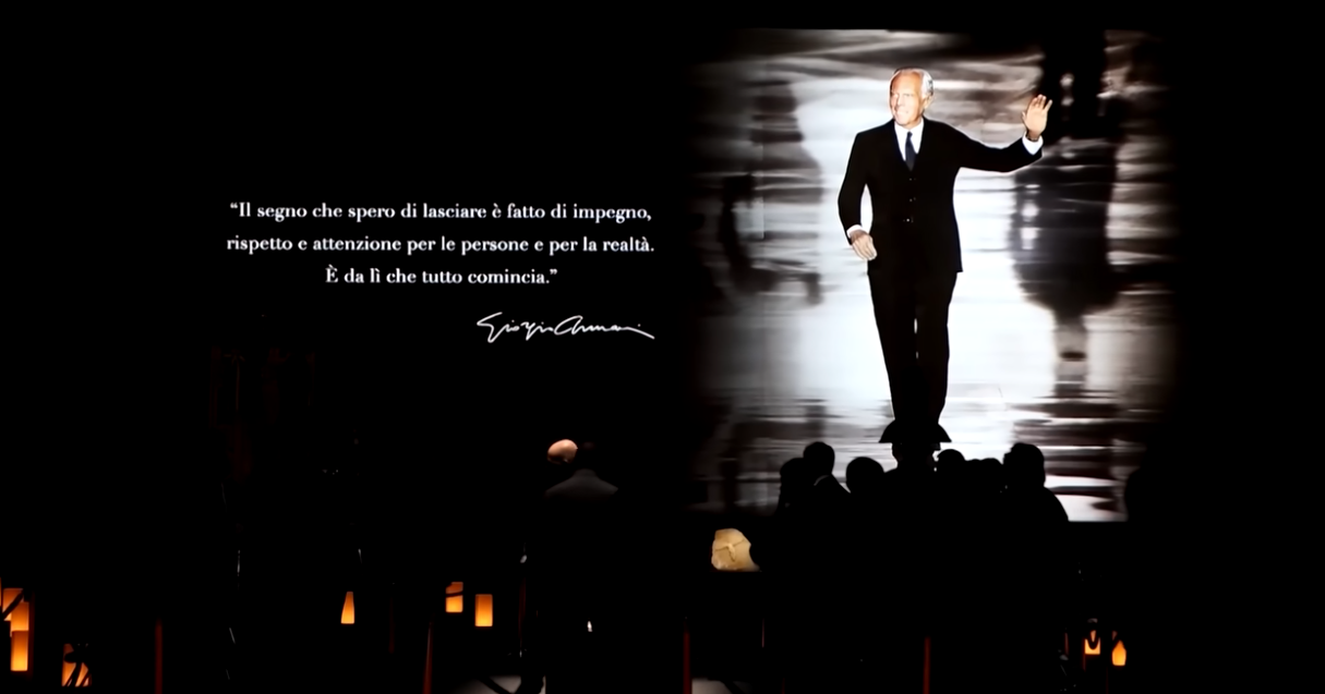 armanijev testament, Armanijev ispracaj u Milanu