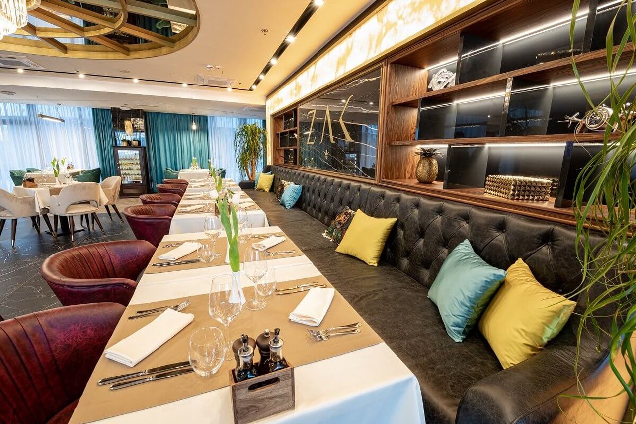 fine dining restoran kalem by zak novi sad enterijer