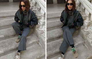 patike od prevrnute kože