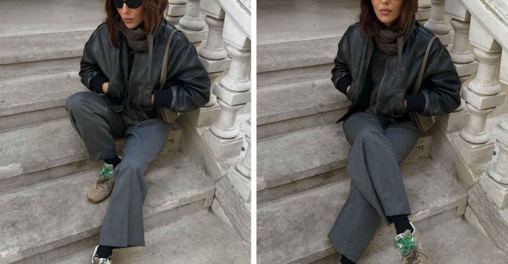 patike od prevrnute kože