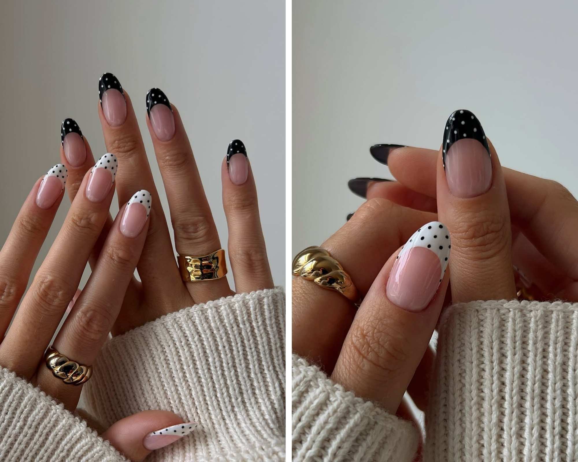 polka dot manikir